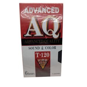 TDK AQ Advanced Quality Sound And Color VHS T-120 / 246m - 6 Hours
